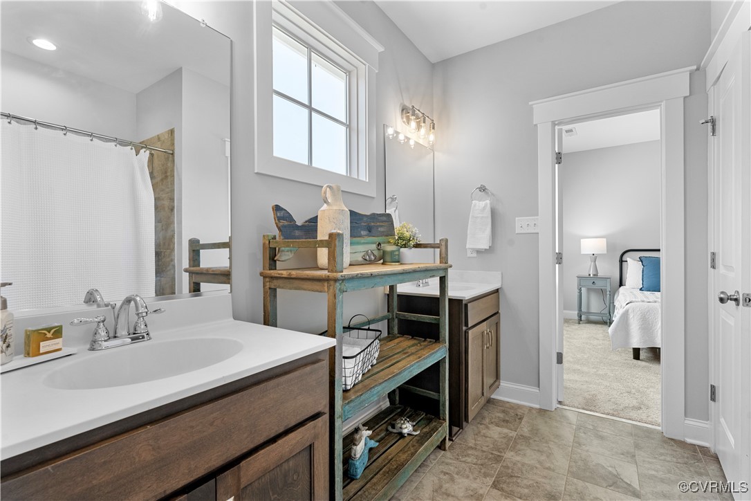 2437 Mitchells Mill Drive Midlothian, VA 23112 - Photo 31 of 50 a view of bathroom with dual sinks