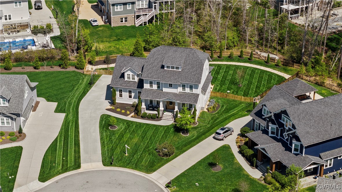 2437 Mitchells Mill Drive Midlothian, VA 23112 - Photo 48 of 50 an aerial view of a house