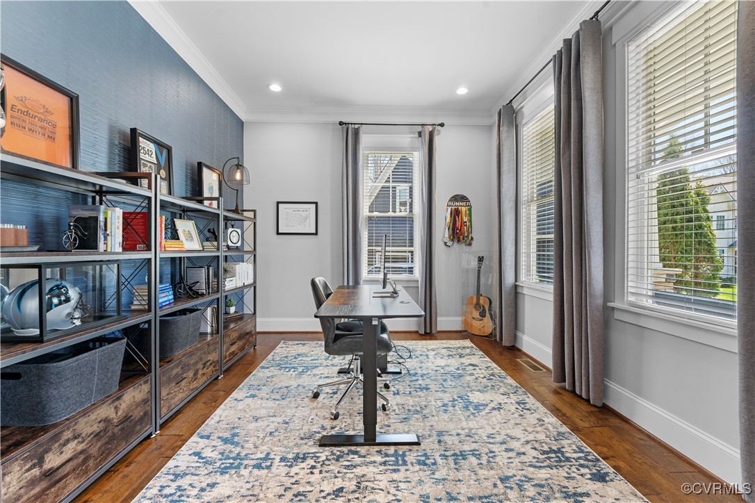 2437 Mitchells Mill Drive Midlothian, VA 23112 - Photo 8 of 50 a living room with furniture and a book shelf