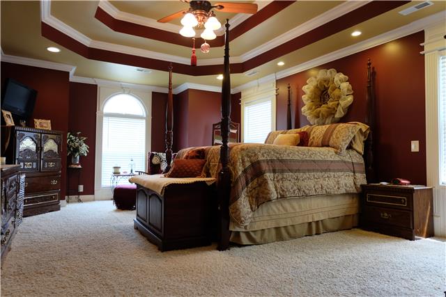 131 Ridgebend Drive Murfreesboro, TN 37128 - Photo 10 of 20 Master suite with double treyed ceiling adds elegance as the private sitting area gives you a place to unwind before retiring for the evening