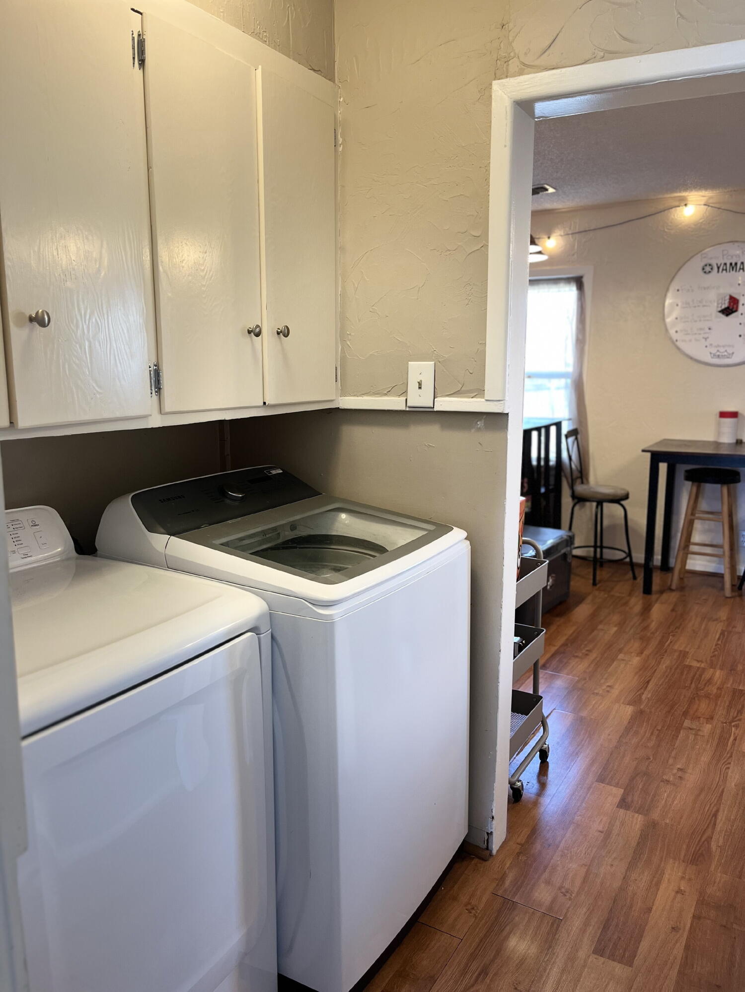 1724 28th Street Lubbock, TX 79411 - Photo 8 of 26 a view of kitchen island with wooden floor