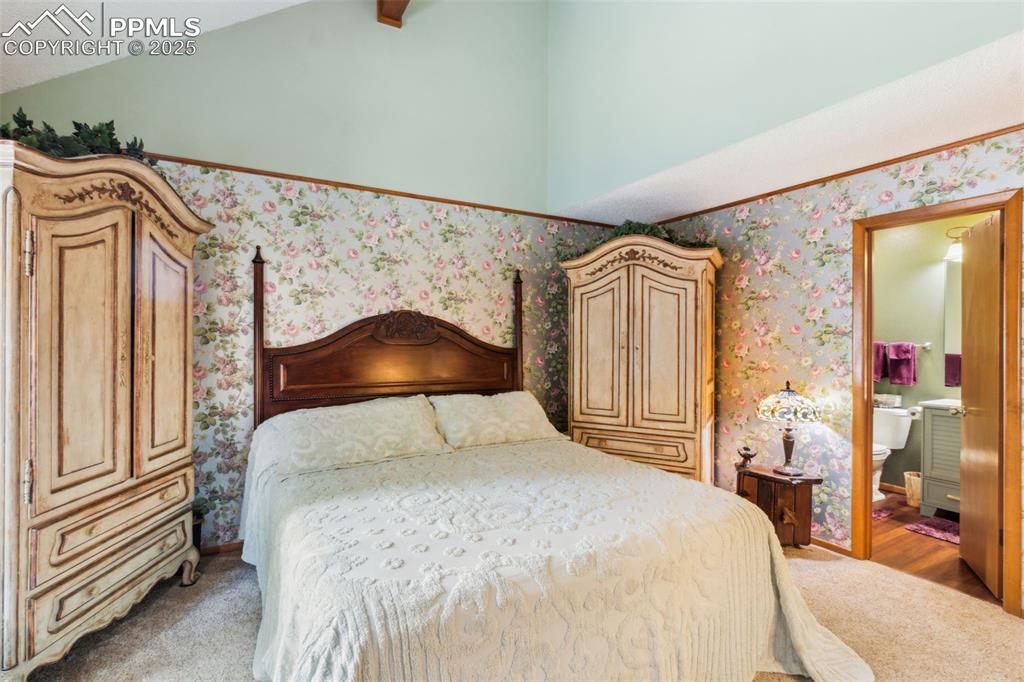 4835 Castledown Road Colorado Springs, CO 80917 - Photo 12 of 29 a bedroom with a bed and a closet