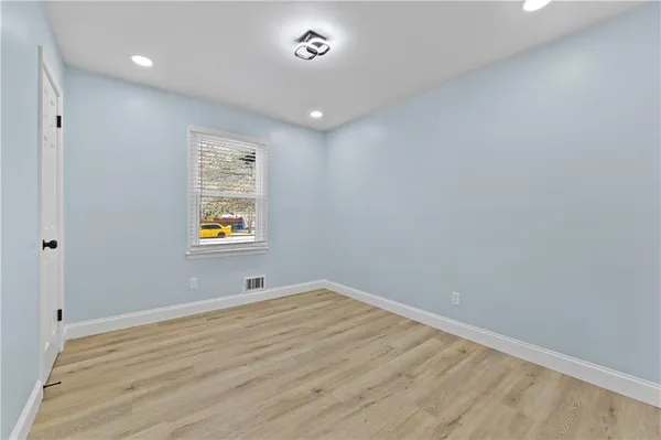 wooden floor in a room