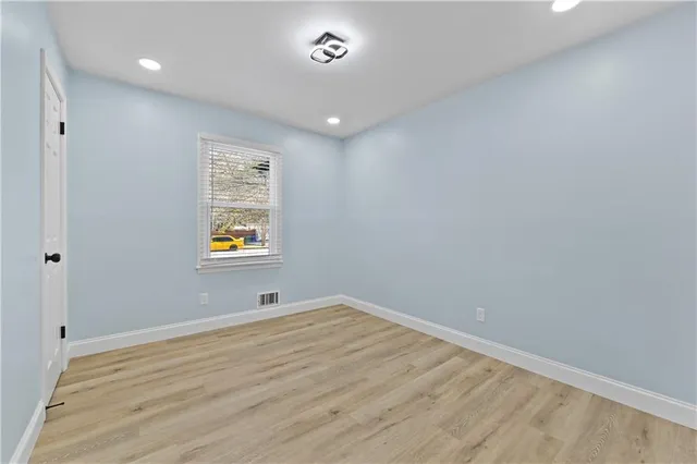 wooden floor in a room