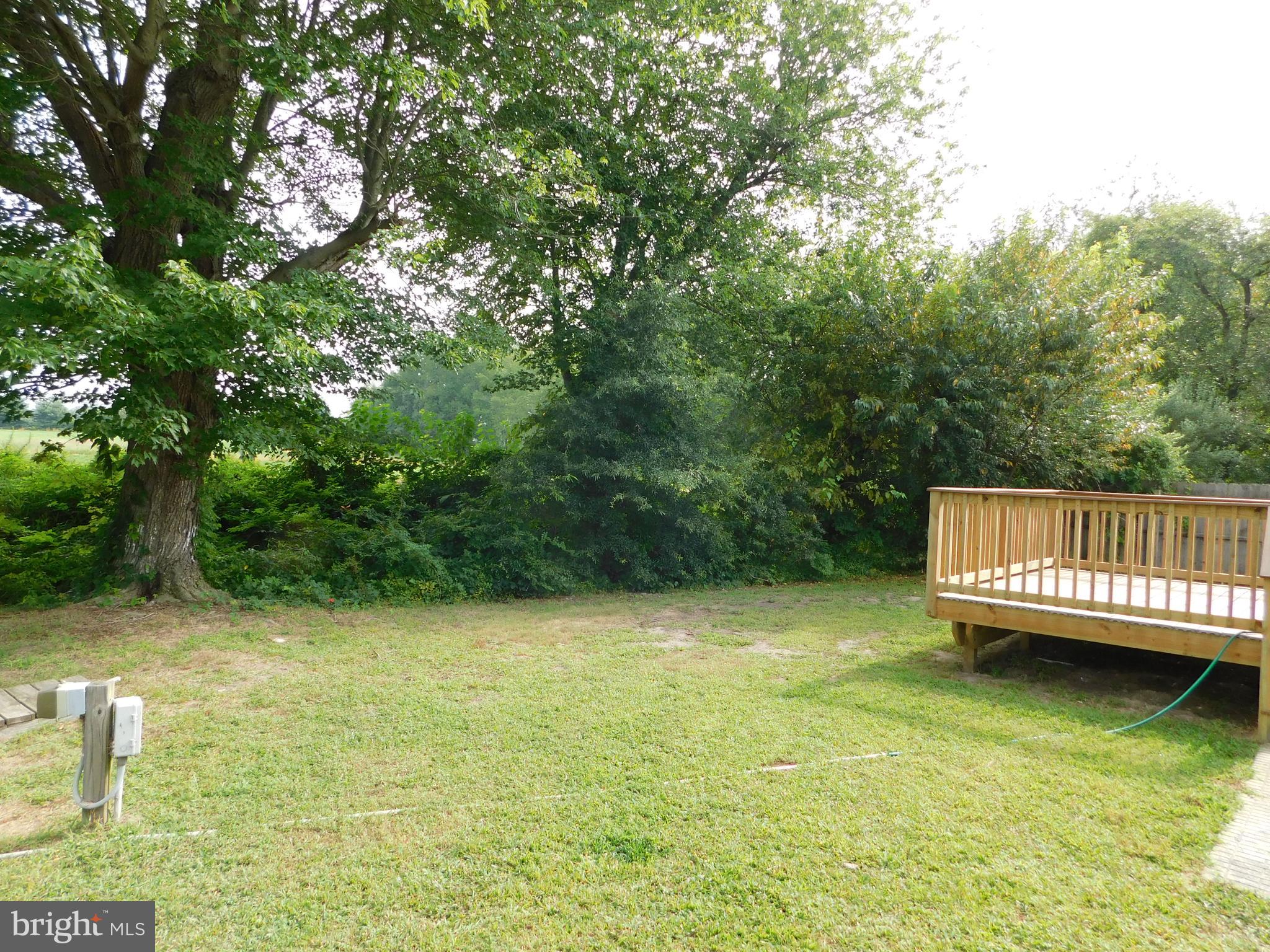 233 Hartly Road Hartly, DE 19953 - Photo 61 of 70 a view of a wooden deck with a garden