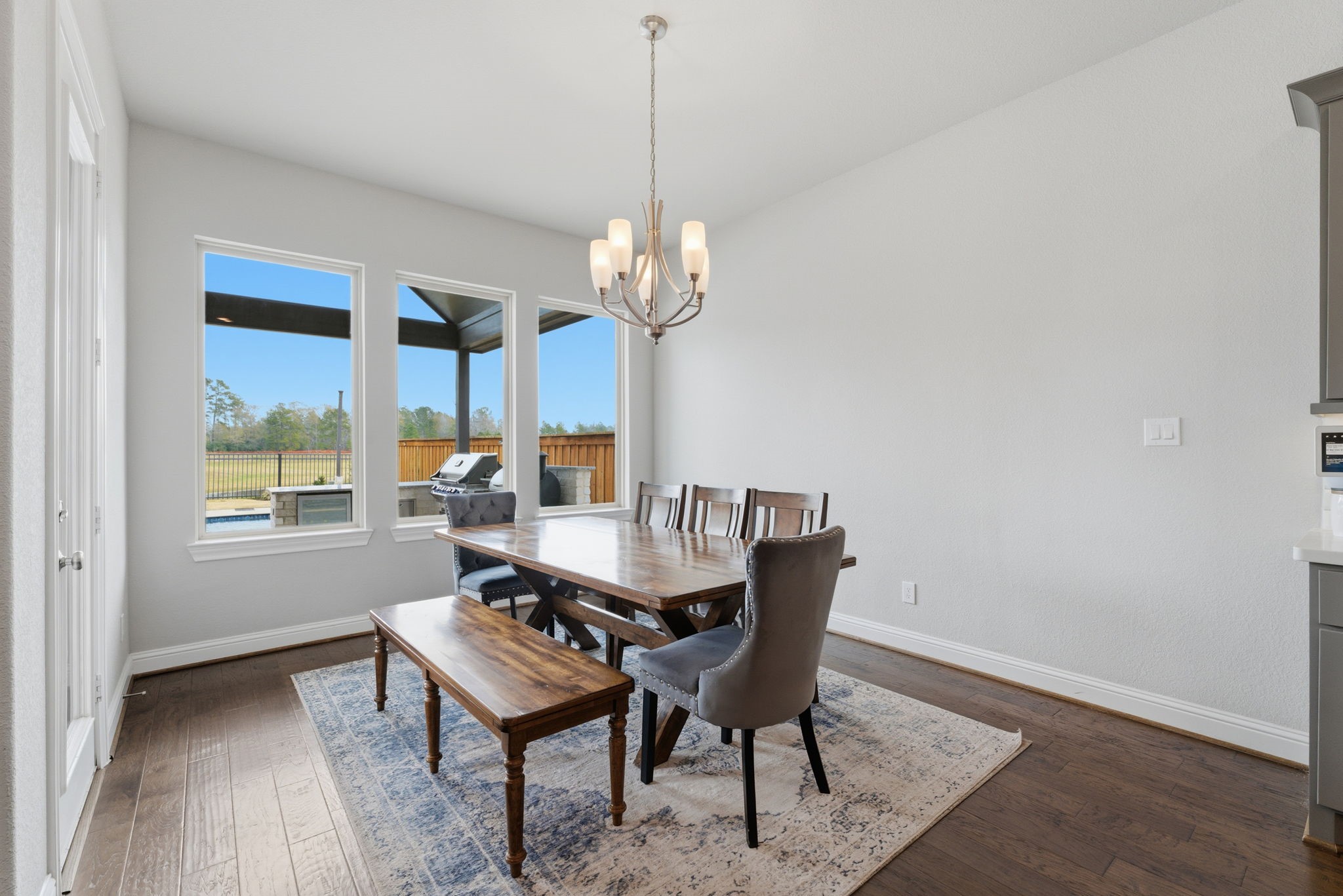 28117 Woodland Bend Way Spring, TX 77386 - Photo 19 of 48 Dining area leads to backyard.