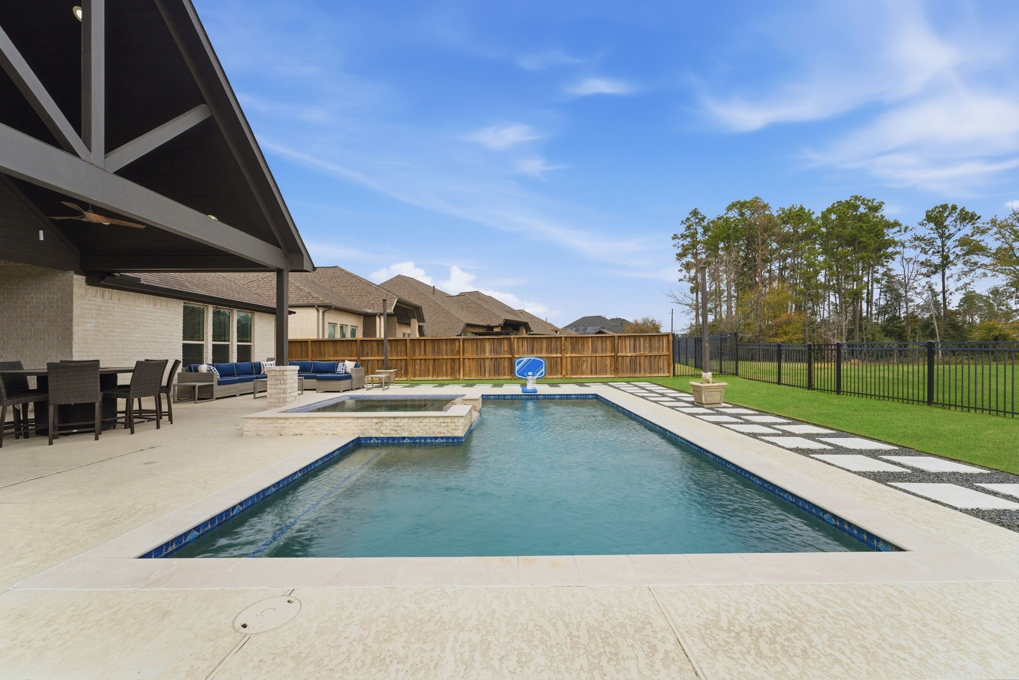 28117 Woodland Bend Way Spring, TX 77386 - Photo 33 of 48 Resort style pool ready for a dip!