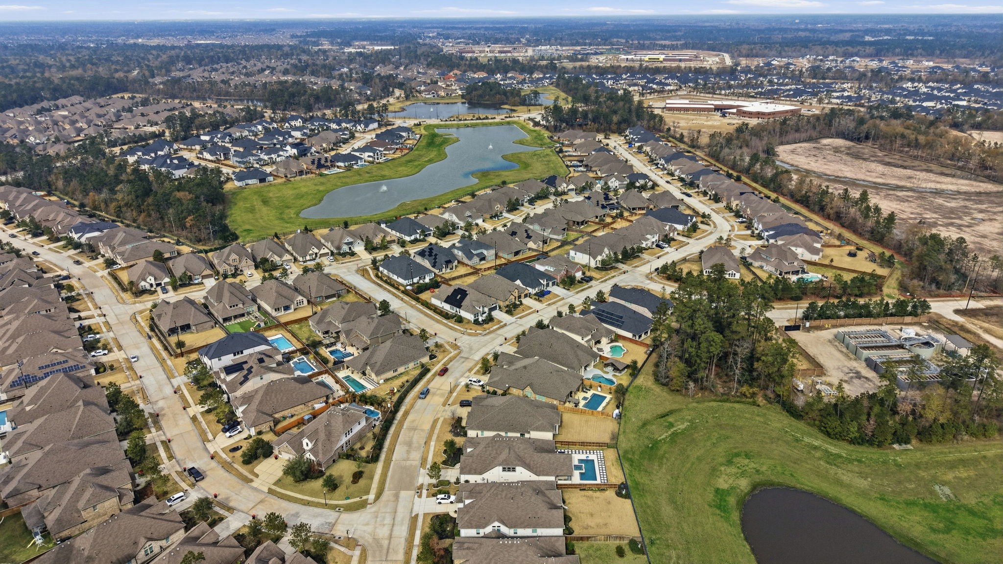 28117 Woodland Bend Way Spring, TX 77386 - Photo 39 of 48 Home sits in front of the lake!