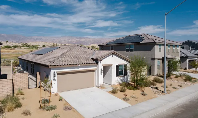 a view of a house with sitting area