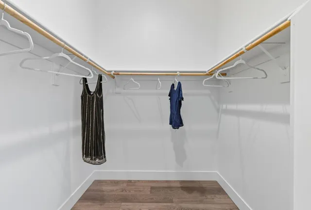 a view of walk in closet