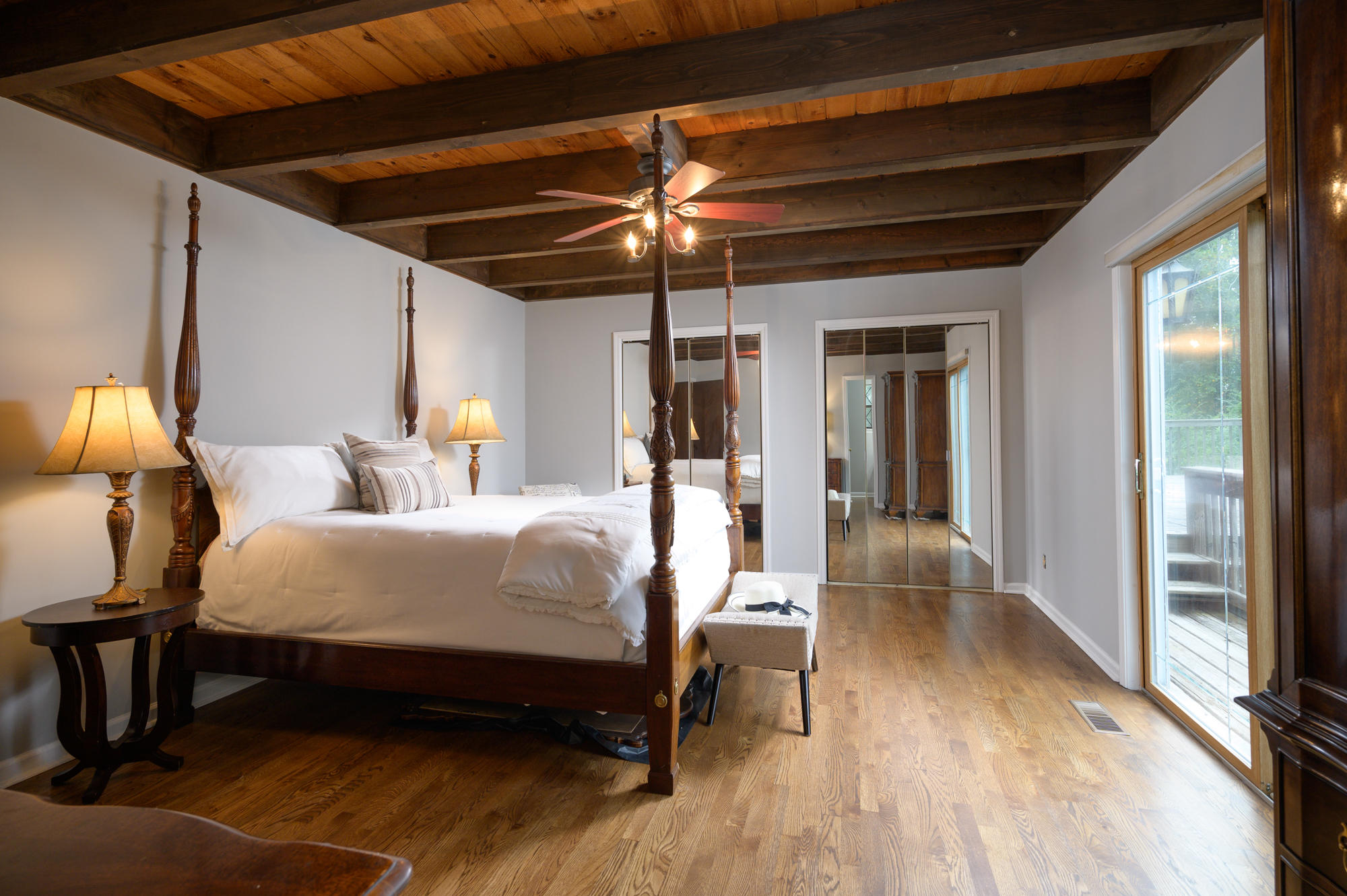 299 Ridgeside Drive Ringgold, GA 30736 - Photo 18 of 36 Owner's Suite with Exposed Beams