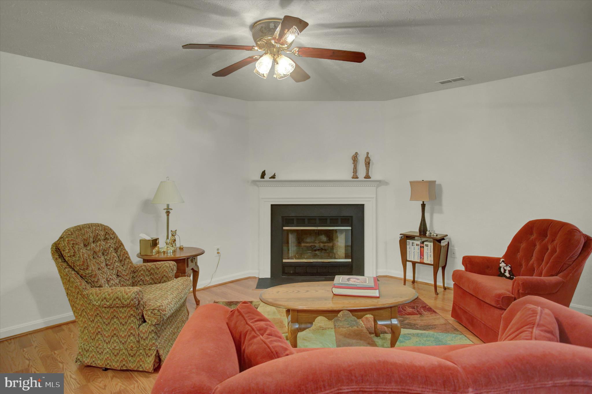 2108 Whitehall Road, Unit BC Frederick, MD 21702 - Photo 6 of 35 a living room with furniture and a fireplace