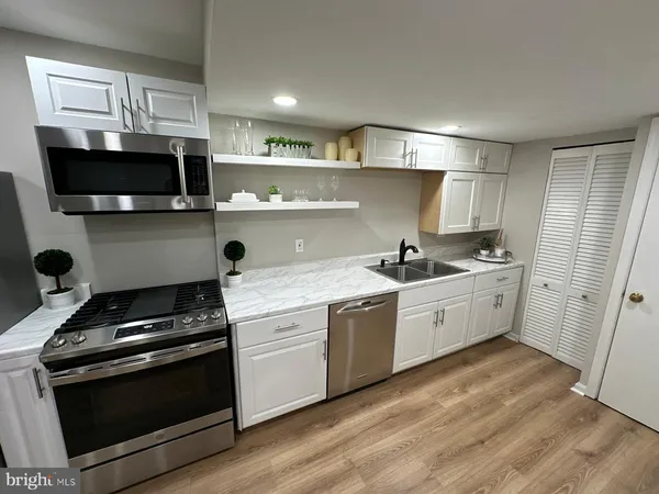 a view of a storage & utility room in a house