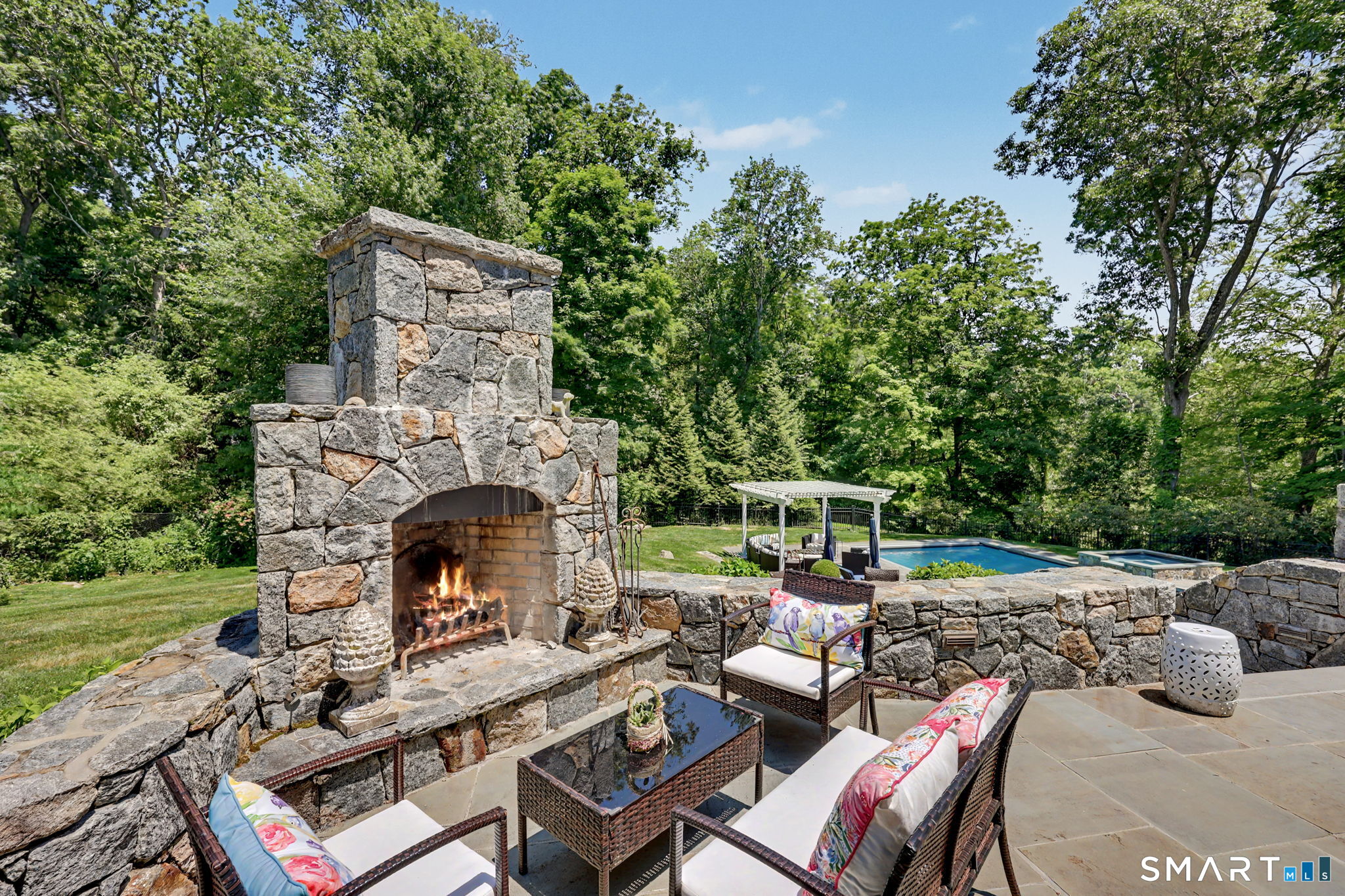 58 Fanton Hill Road Weston, CT 06883 - Photo 32 of 38 Patio off of kitchen and family room