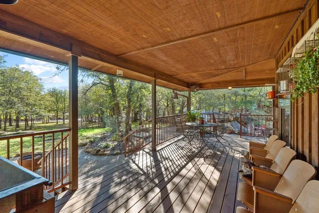 a living room filled with furniture