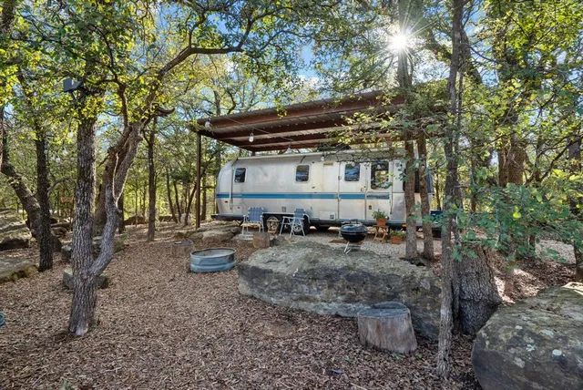 a view of outdoor space with garden