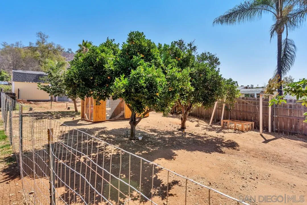 1347 Rex Lane El Cajon, CA 92021 - Photo 49 of 57 a view of a yard with wooden fence