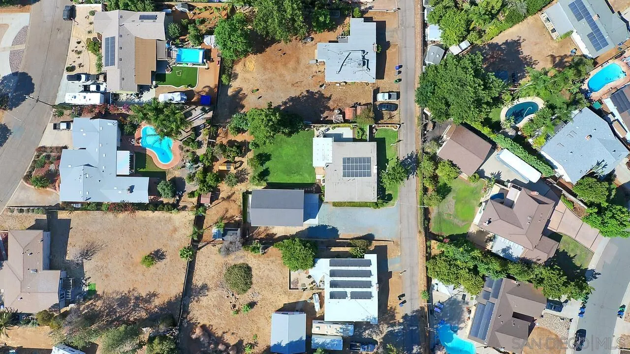 1347 Rex Lane El Cajon, CA 92021 - Photo 57 of 57 an aerial view of residential houses with outdoor space