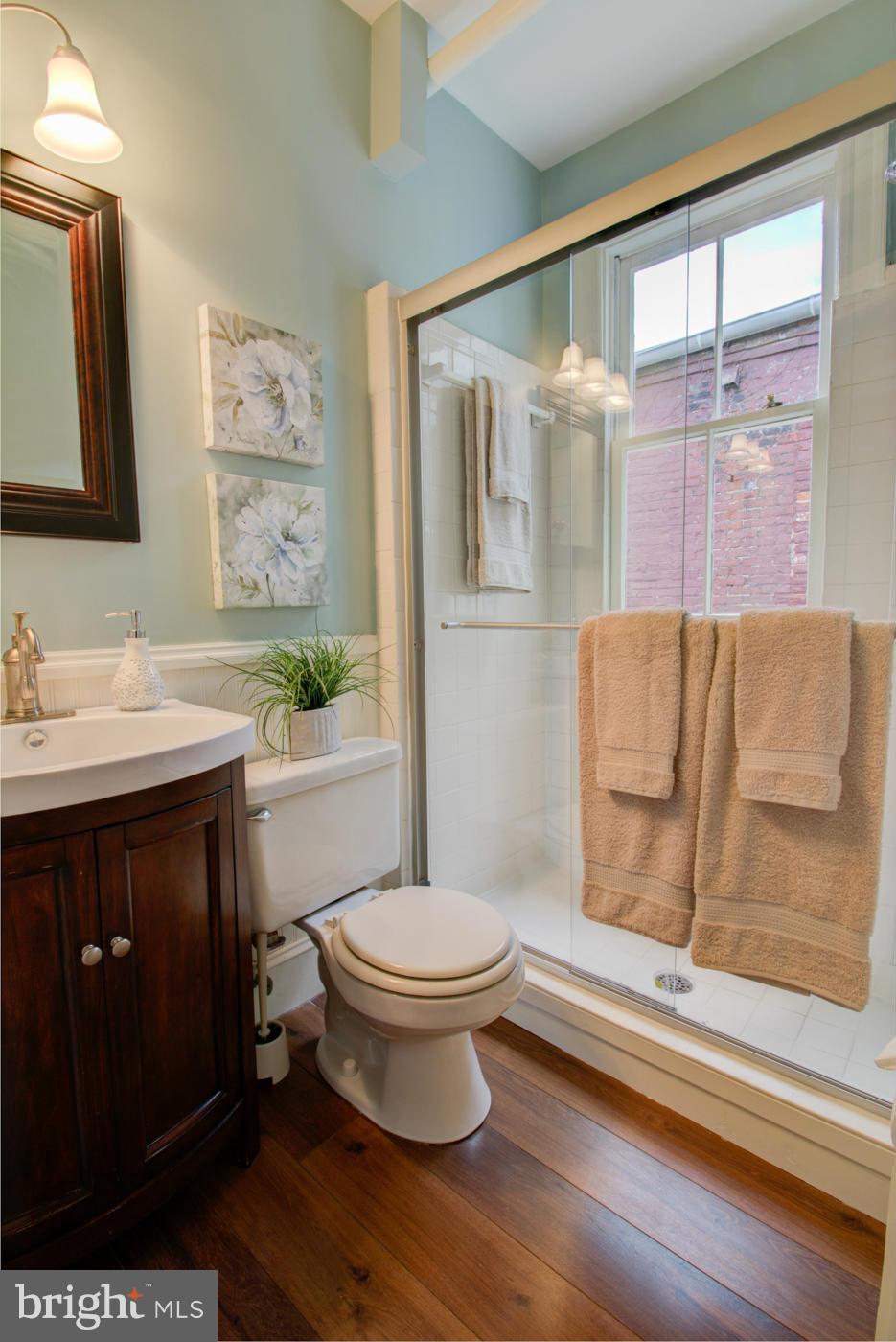 509 6th Street Northeast Washington, DC 20002 - Photo 19 of 30 a bathroom with a sink and a toilet