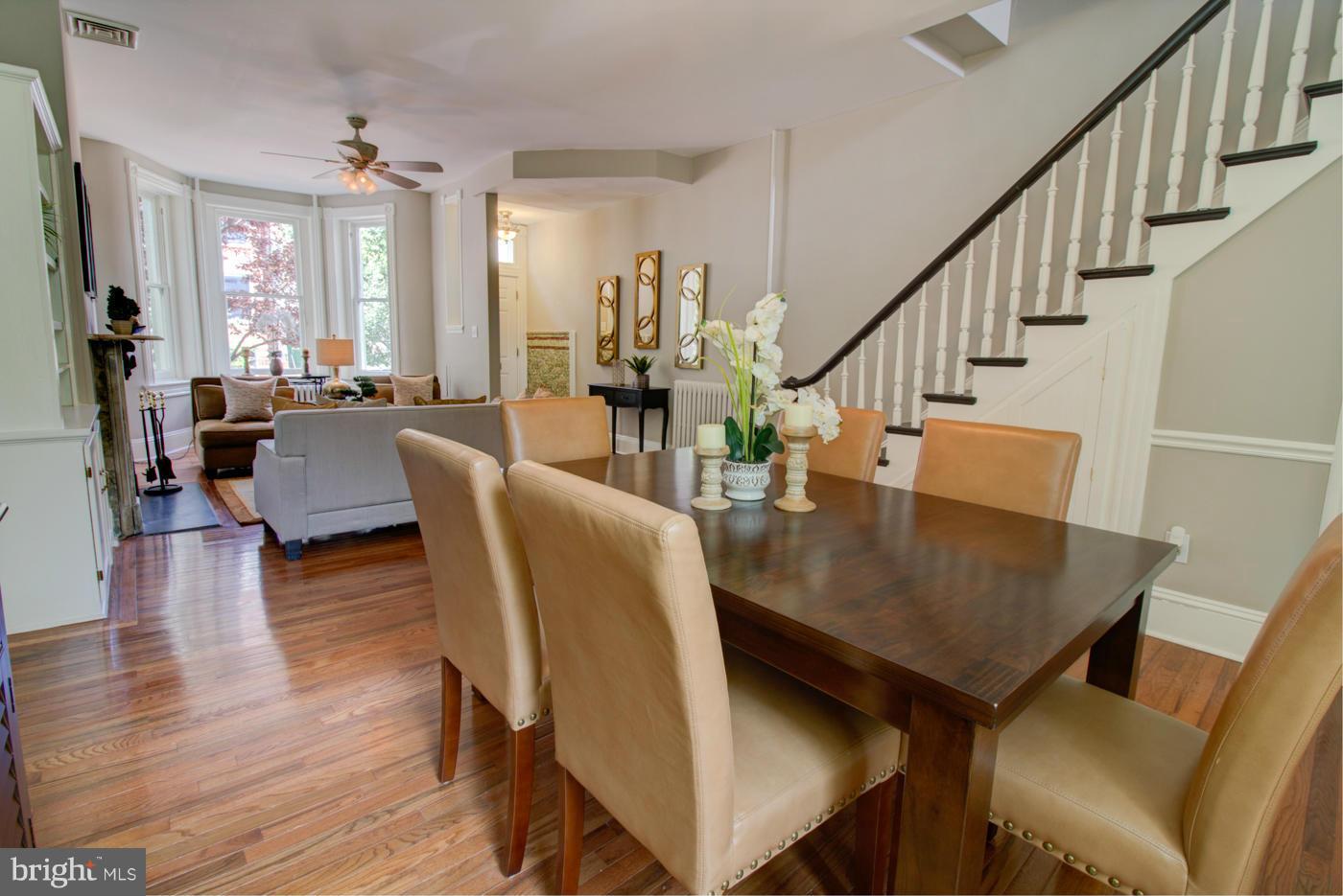 509 6th Street Northeast Washington, DC 20002 - Photo 10 of 30 a view of a dining room with furniture and wooden floor