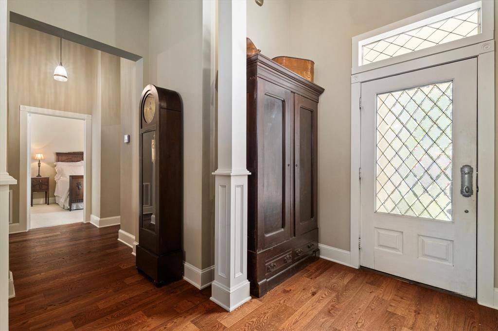 326 West Liberty Street Pilot Point, TX 76258 - Photo 7 of 40 a view of entryway with wooden floor