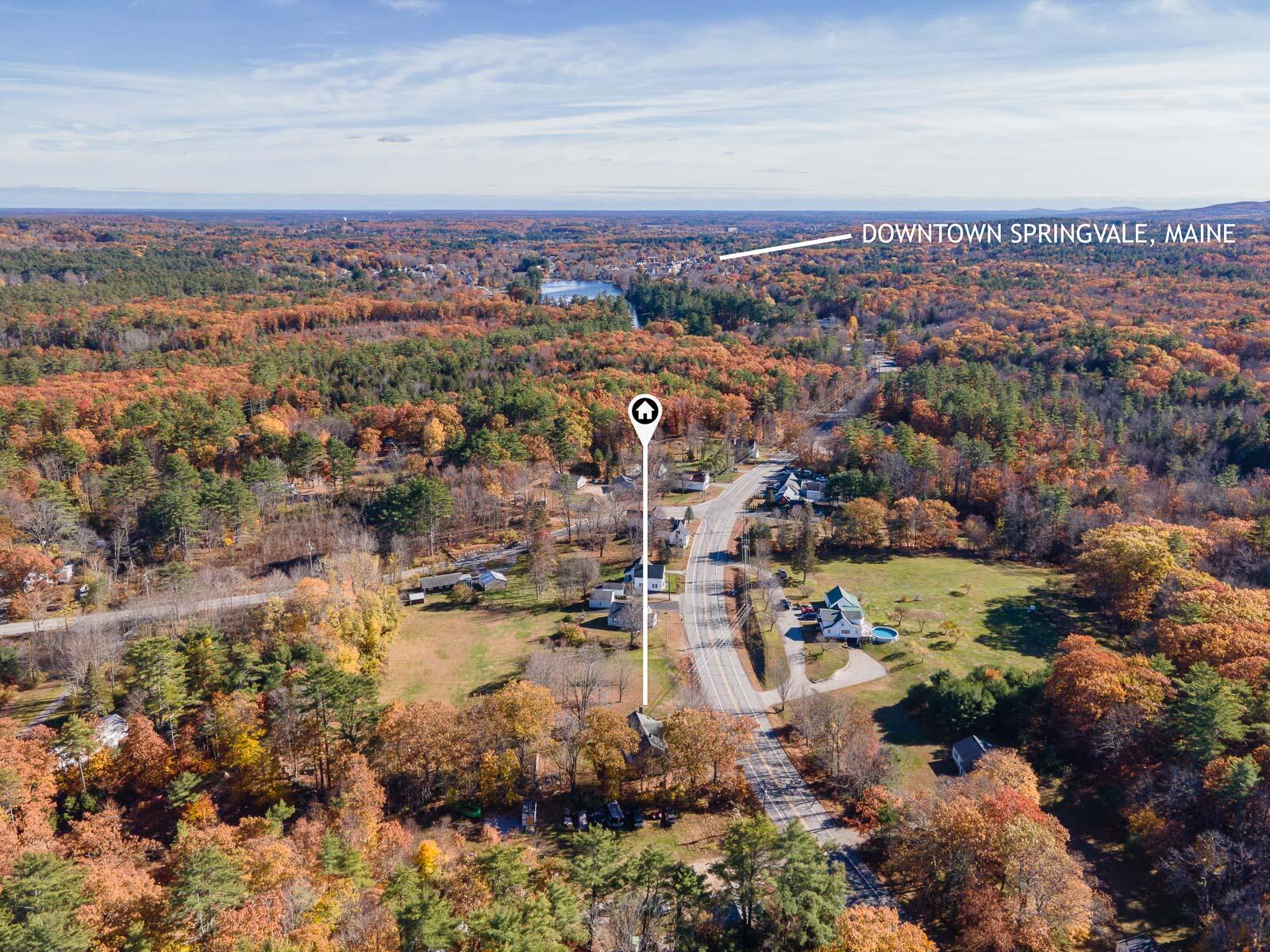 224 Main Street Springvale, ME 04083 - Photo 52 of 52 Aerial