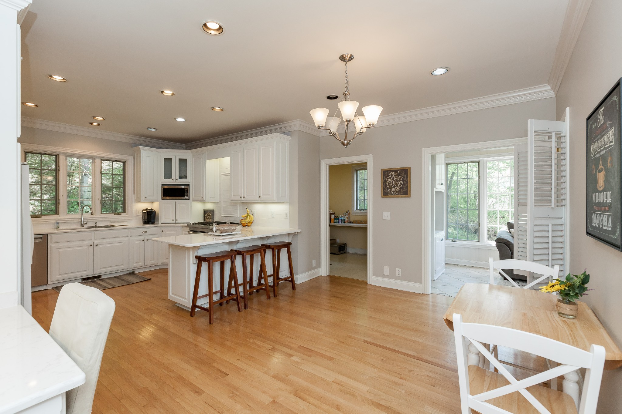 758 High Point Ridge Road Franklin, TN 37069 - Photo 10 of 28 a view of a dining room with furniture window and wooden floor