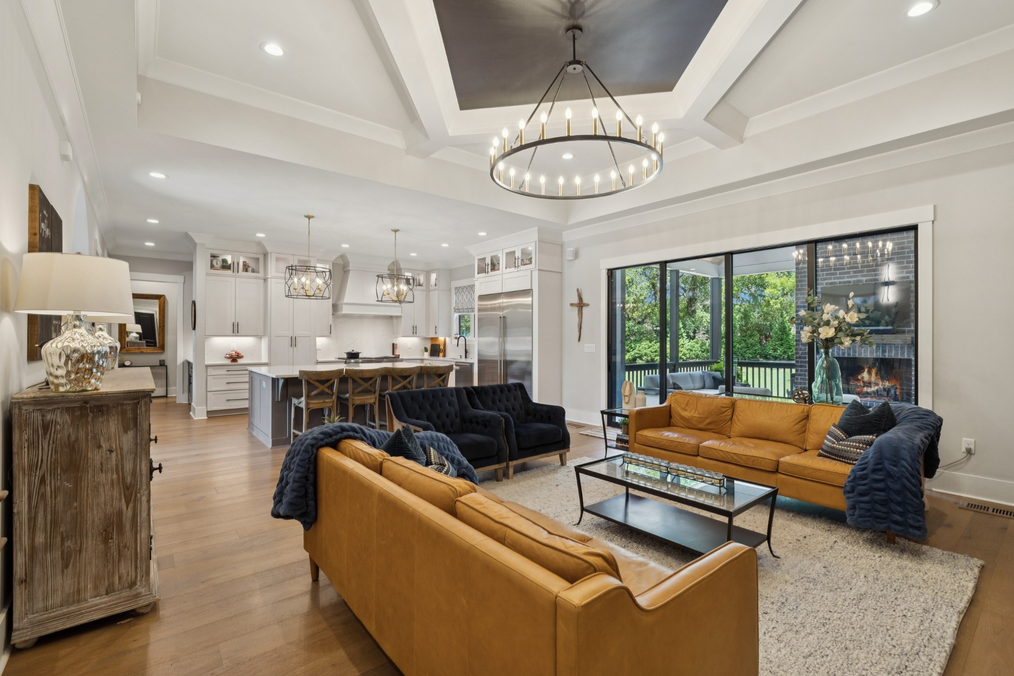 5012 Toll Rd Court Thompson's Station, TN 37179 - Photo 23 of 95 a living room with furniture and a large window