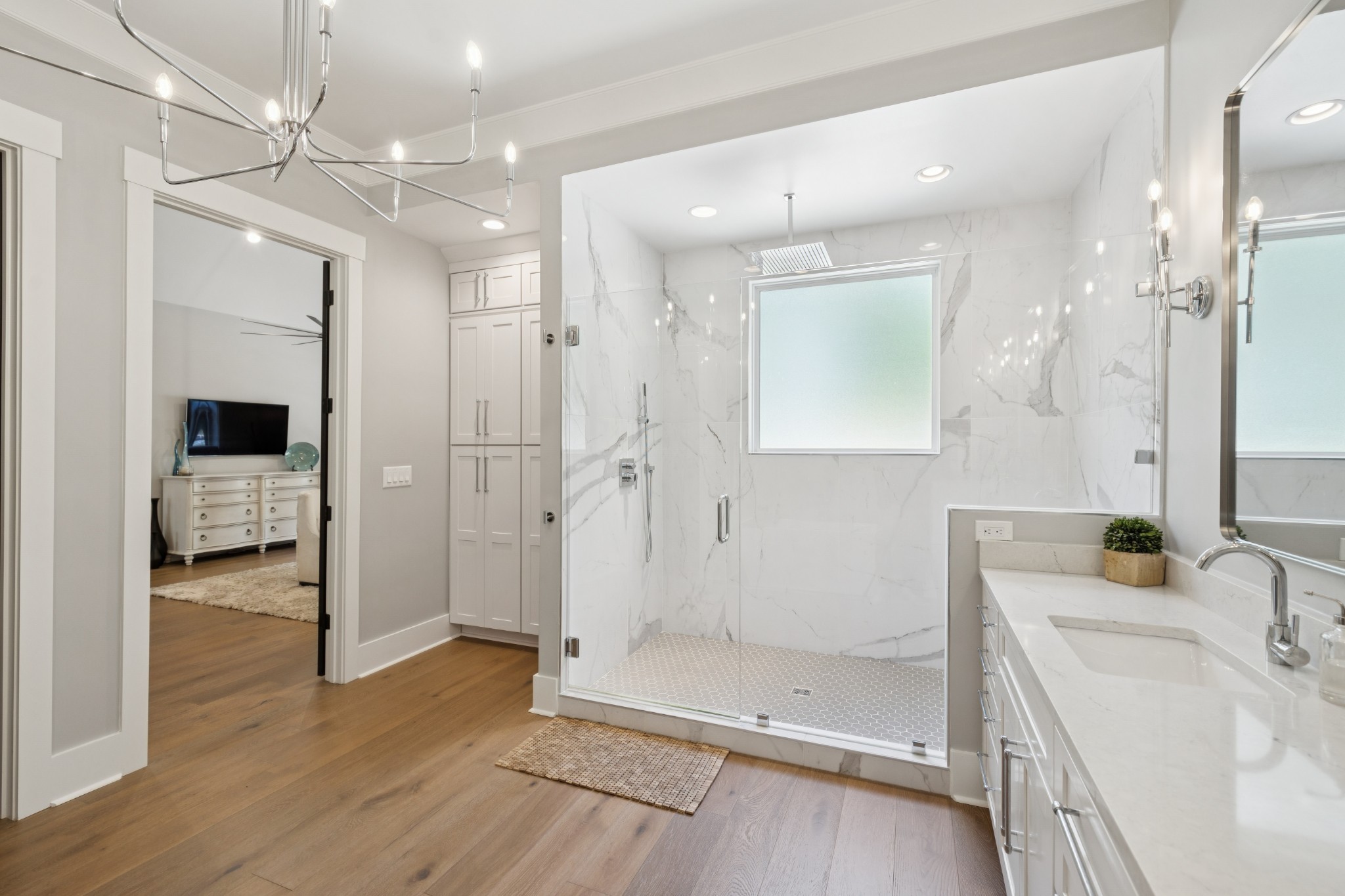 5012 Toll Rd Court Thompson's Station, TN 37179 - Photo 35 of 95 a bathroom with a sink a toilet and shower