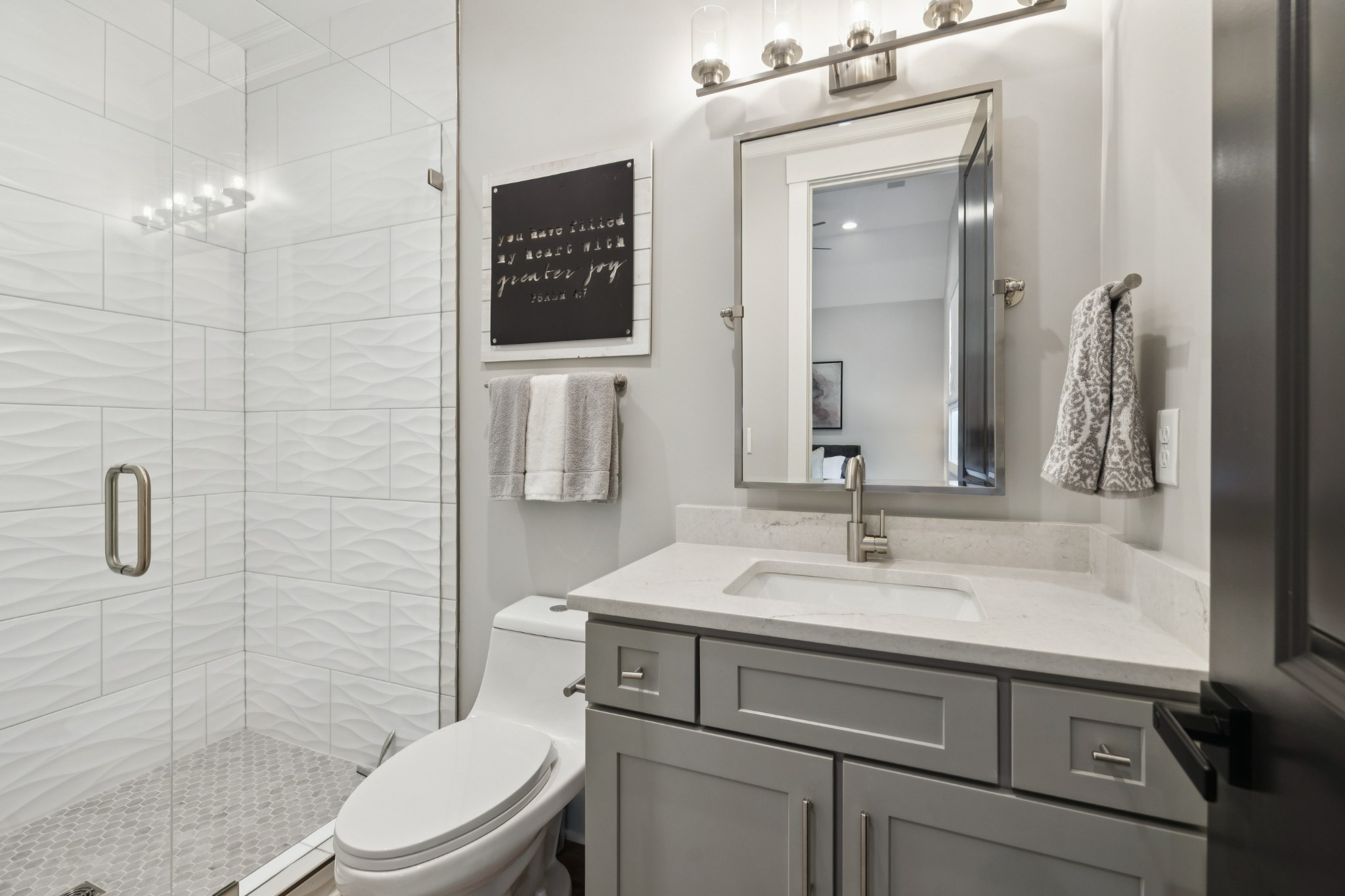 5012 Toll Rd Court Thompson's Station, TN 37179 - Photo 49 of 95 a bathroom with a sink toilet and shower