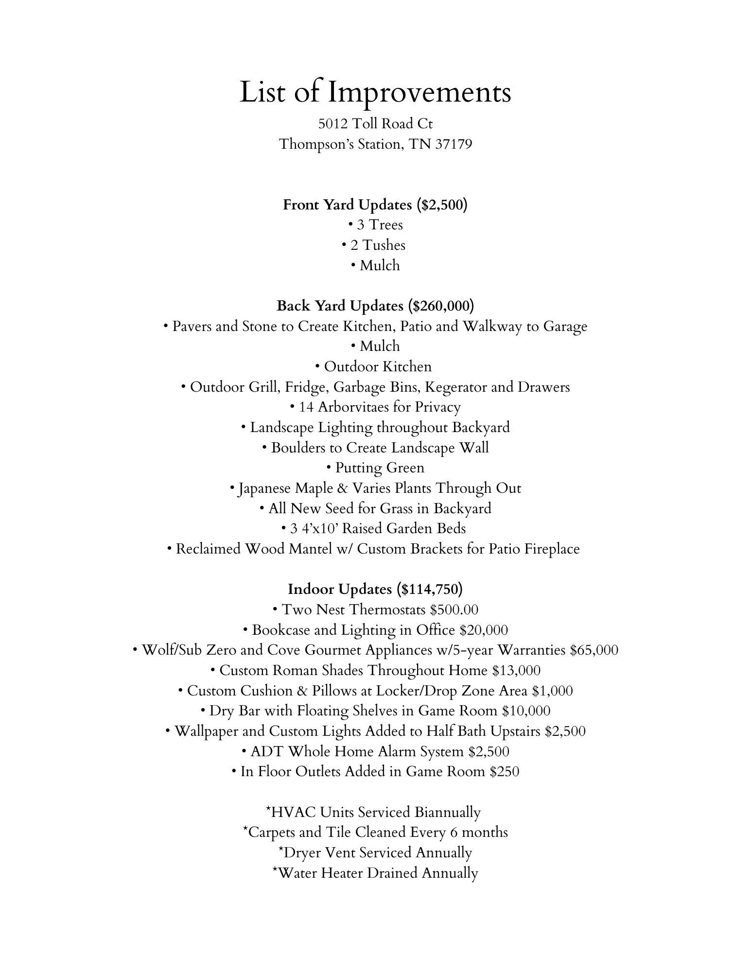 5012 Toll Rd Court Thompson's Station, TN 37179 - Photo 95 of 95