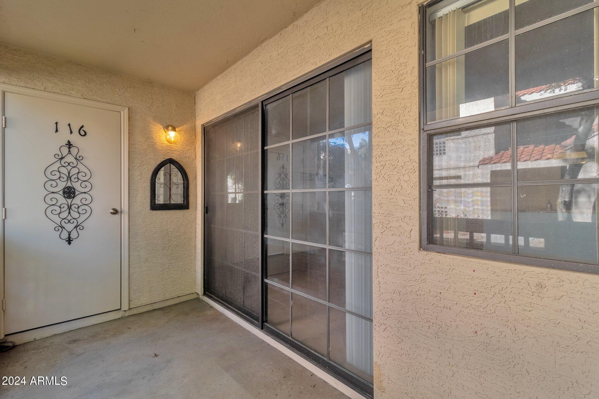 2855 South Ext Road, Unit 116 Mesa, AZ 85210 - Photo 21 of 27 Patio with Storage