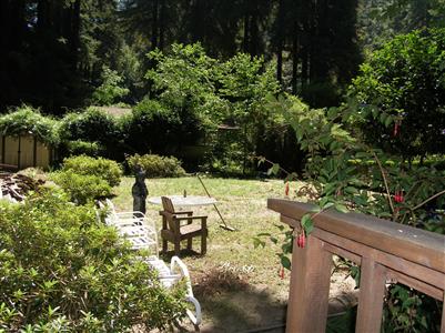 21854 East Street Monte Rio, CA 95462 - Photo 2 of 3 a view of backyard with sitting area