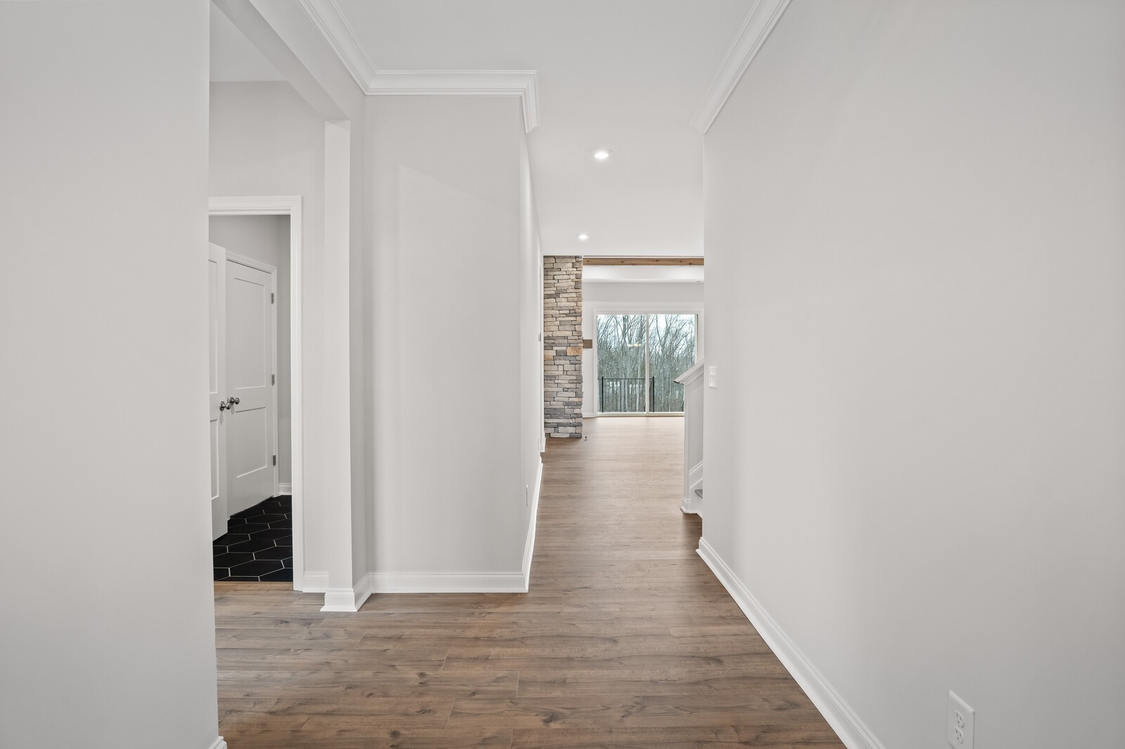 1709 Merkel Road Columbia, TN 38401 - Photo 23 of 44 a view of hallway with wooden floor