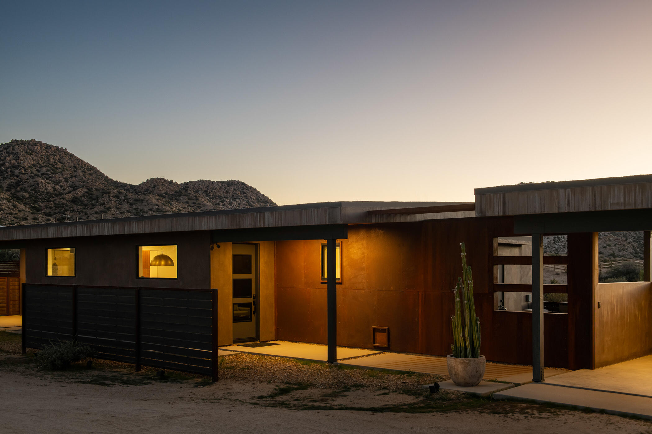 5494 Bronco Road Pioneertown, CA 92268 - Photo 35 of 38 a front view of a house