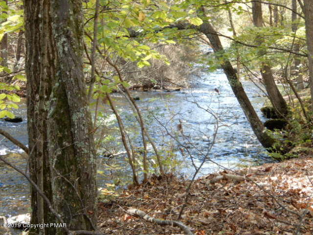 405 Saunders Drive Bushkill, PA 18324 - Photo 3 of 20 back yard creek 2