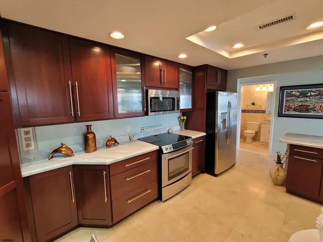 a view of a city with tall buildings