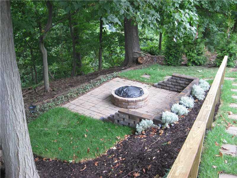 Land/Lot. Current owner has created a wonderful lower level backyard complete with a private fire pit.