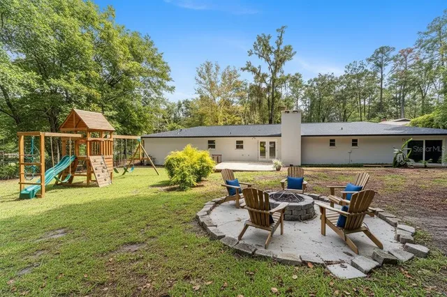 a view of outdoor space with trees