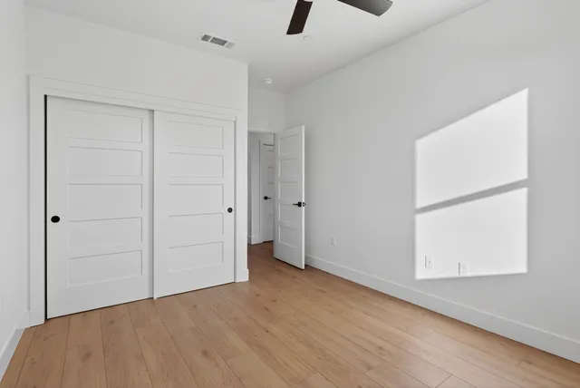 wooden floor in an empty room