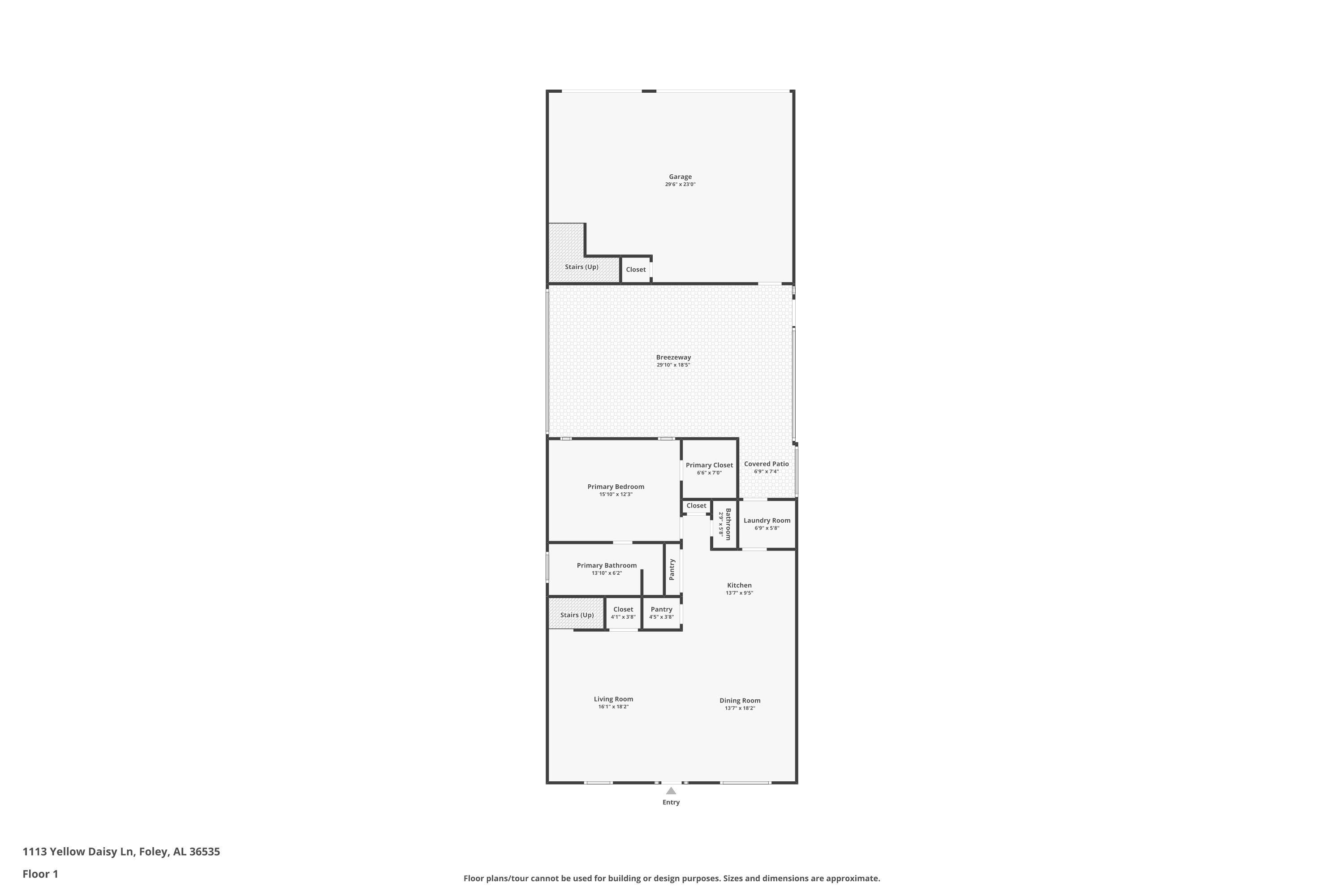 1113 Yellow Daisy Lane Foley, AL 36535 - Photo 35 of 35 View of room layout