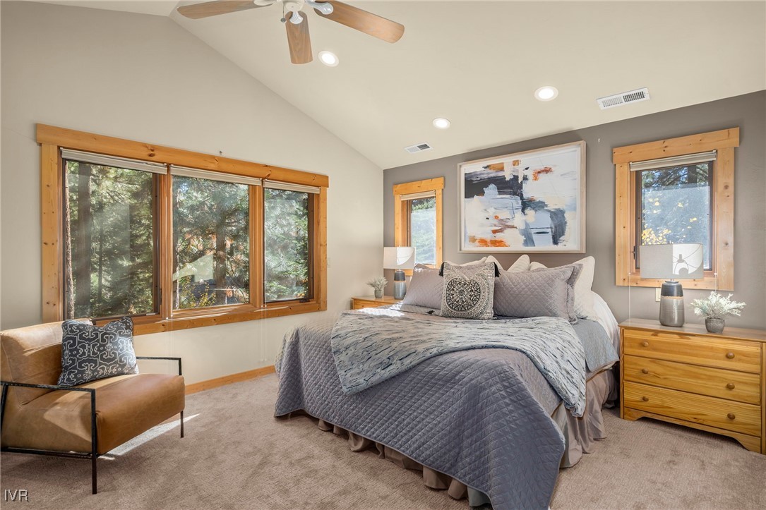 1089 Oxen Road Incline Village, NV 89451 - Photo 18 of 33 a bedroom with a bed and a couch