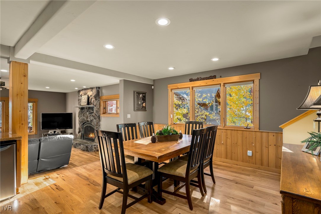 1089 Oxen Road Incline Village, NV 89451 - Photo 8 of 33 a view of a dining room with furniture window and wooden floor