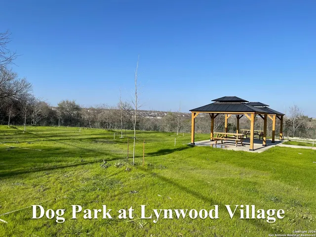 a view of swimming pool with a patio and a garden