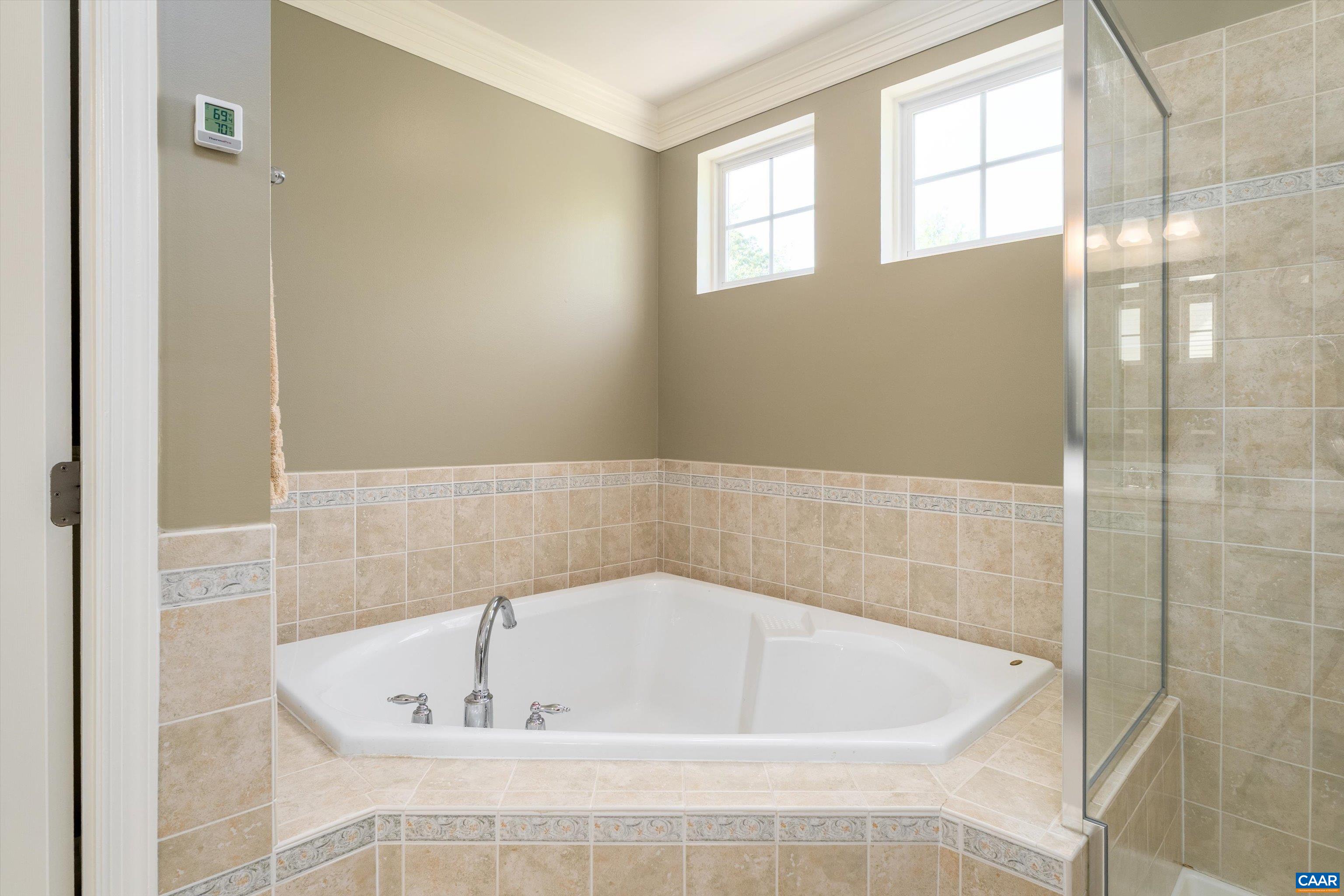 5366 Park Road Crozet, VA 22932 - Photo 44 of 61 a white bath tub sitting in a bathroom next to a window