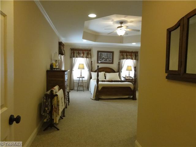755 Hauser Road Pinnacle, NC 27043 - Photo 8 of 16 Master Bedroom. Trey ceiling, private bath, walk in closet, special details only found in custom homes