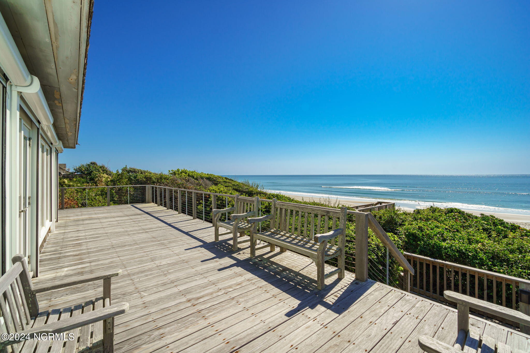 209 Salter Path Road Pine Knoll Shores, NC 28512 - Photo 11 of 73 Open wraparound deck in back