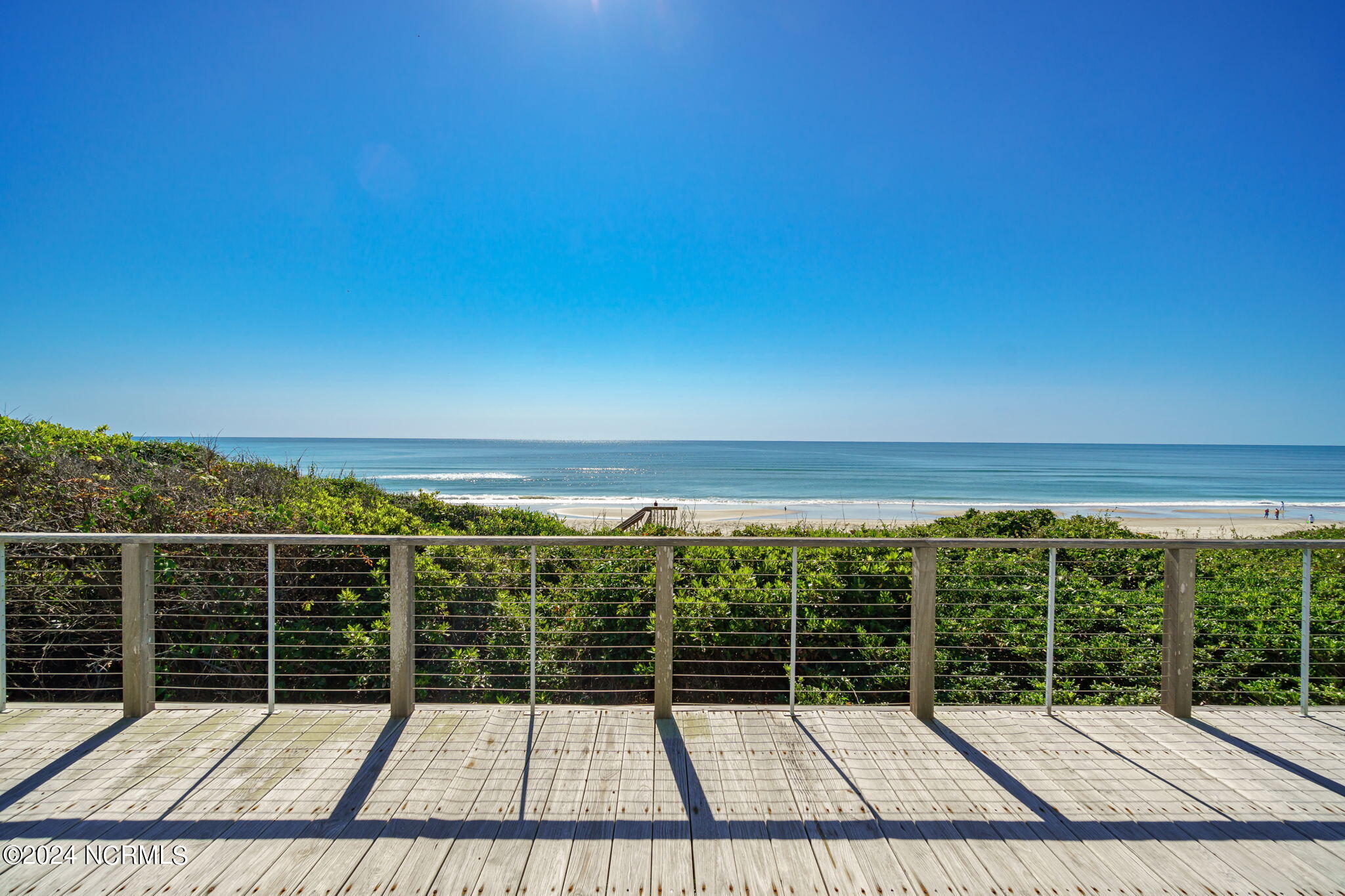 209 Salter Path Road Pine Knoll Shores, NC 28512 - Photo 12 of 73 Expansive beach & ocean views from deck