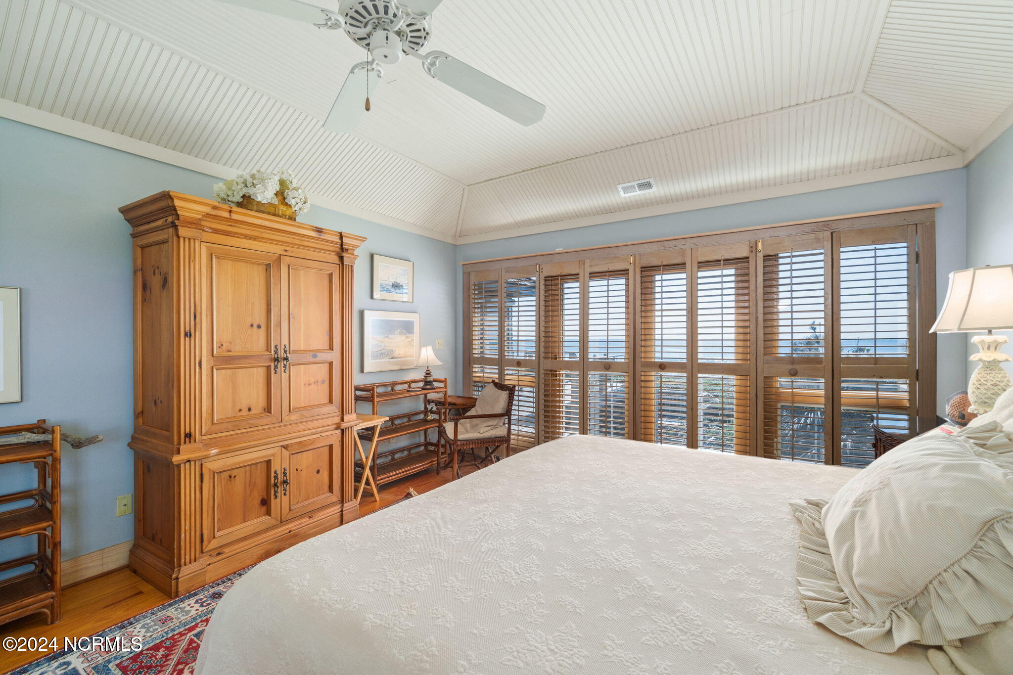 209 Salter Path Road Pine Knoll Shores, NC 28512 - Photo 28 of 73 Primary bedroom suite w/ deck access