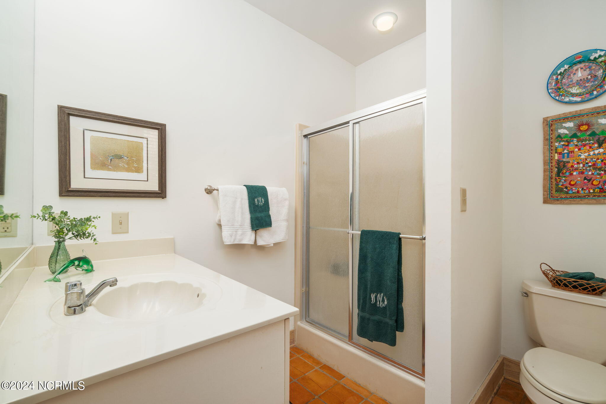 209 Salter Path Road Pine Knoll Shores, NC 28512 - Photo 45 of 73 En suite full guest bathroom